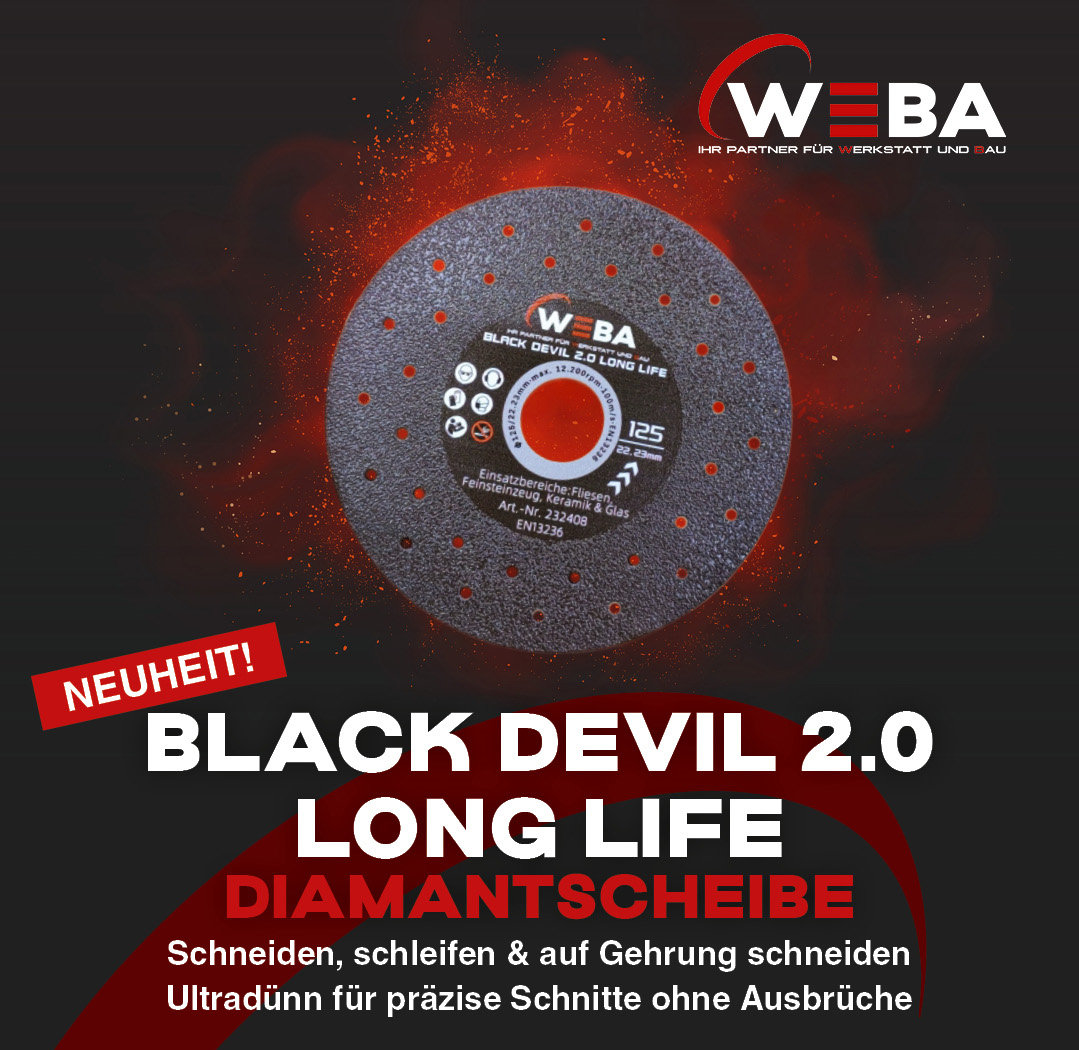 Black Devil 2.0 Longlife Diamantscheibe